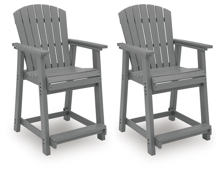 Sanctuary Beach Outdoor Counter Height Bar Stool (Set of 2) - MI Hometown Furnishings (MI)*