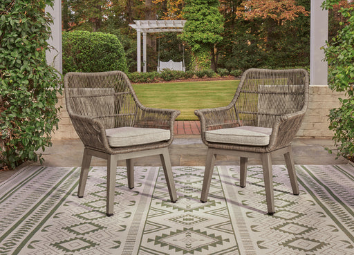Beach Front Arm Chair with Cushion (Set of 2) - MI Hometown Furnishings (MI)*
