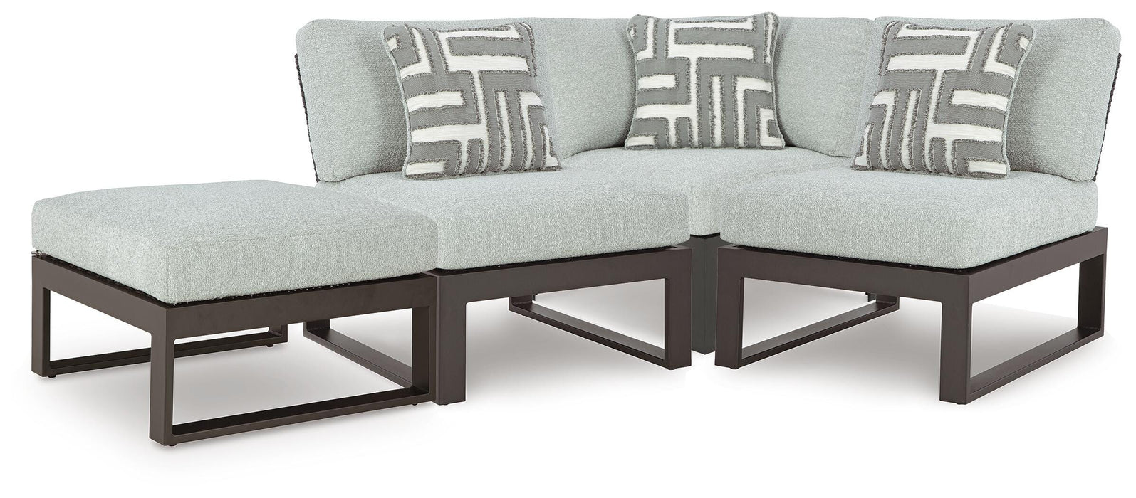 Beachloft Outdoor Sectional - MI Hometown Furnishings (MI)*