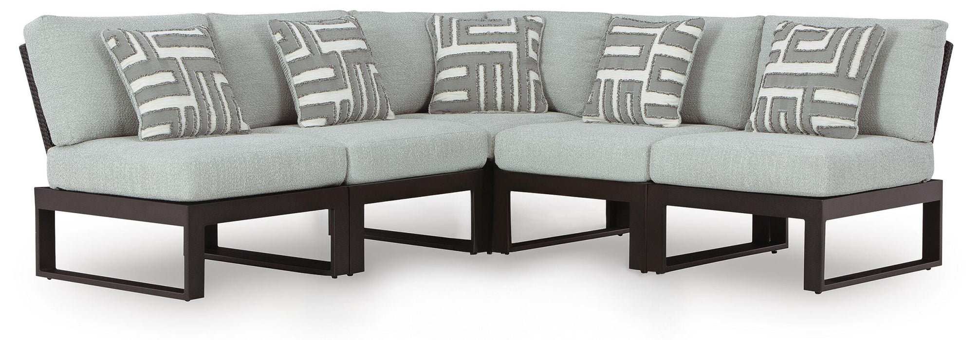Beachloft Outdoor Sectional - MI Hometown Furnishings (MI)*