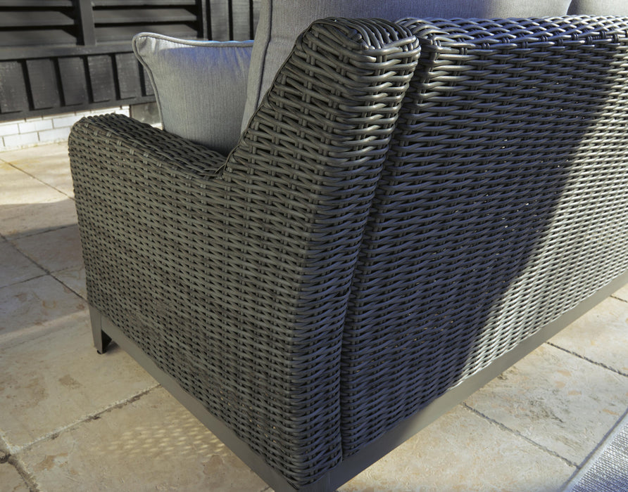 Elite Park Outdoor Loveseat with Cushion - MI Hometown Furnishings (MI)*