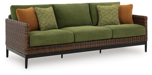 Horizon Hall Outdoor Sofa with Cushion - MI Hometown Furnishings (MI)*
