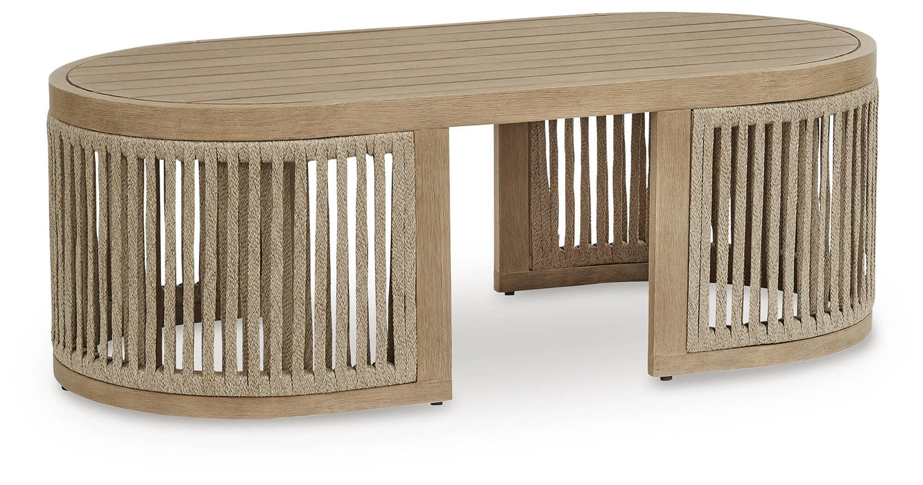 Serena Shores Outdoor Coffee Table - MI Hometown Furnishings (MI)*