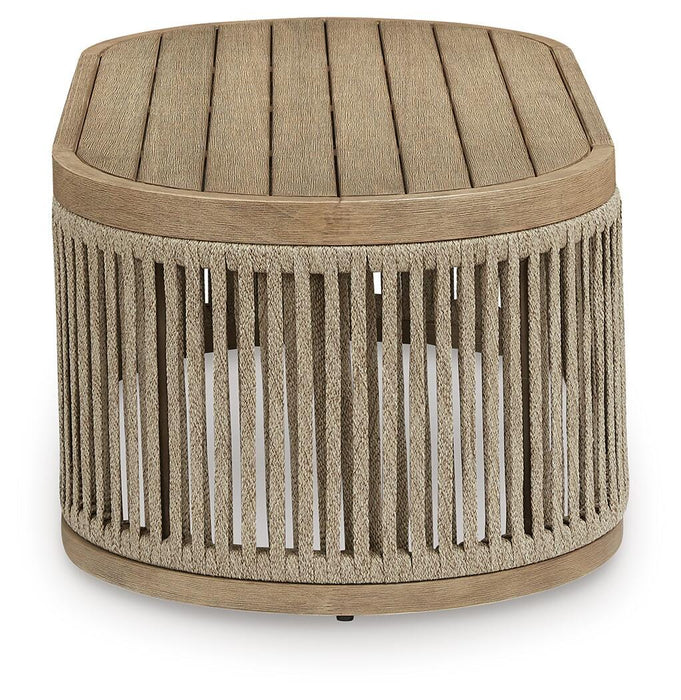 Serena Shores Outdoor Coffee Table - MI Hometown Furnishings (MI)*
