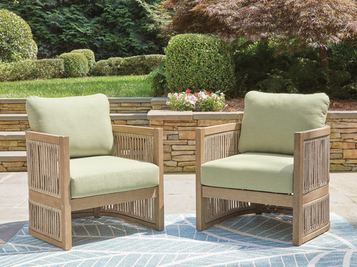Serena Shores Outdoor Lounge Chair (Set of 2) - MI Hometown Furnishings (MI)*