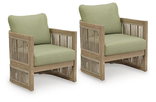 Serena Shores Outdoor Lounge Chair (Set of 2) - MI Hometown Furnishings (MI)*