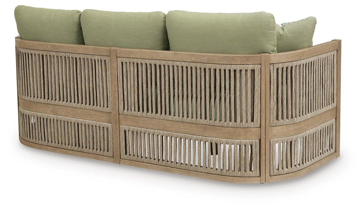 Serena Shores Outdoor Sofa with Cushion - MI Hometown Furnishings (MI)*