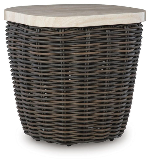Kimora Outdoor End Table - MI Hometown Furnishings (MI)*