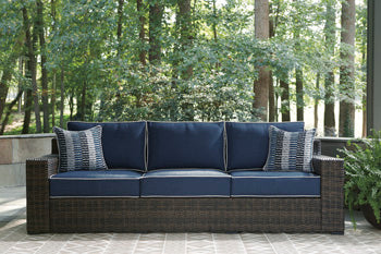 Grasson Lane 5-Piece Outdoor Sofa and Loveseat with Lounge Chairs and End Table