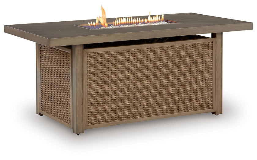 Laguna Heights Outdoor Fire Pit Table - MI Hometown Furnishings (MI)*