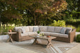 Laguna Heights Outdoor Sectional - MI Hometown Furnishings (MI)*