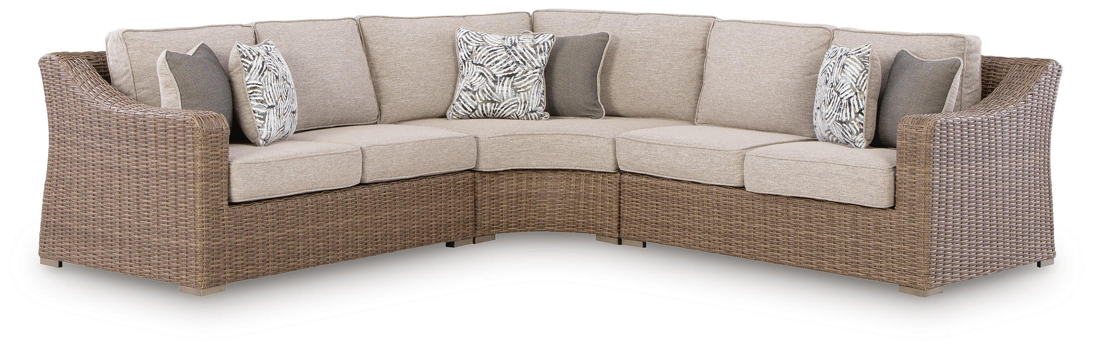 Laguna Heights Outdoor Sectional - MI Hometown Furnishings (MI)*