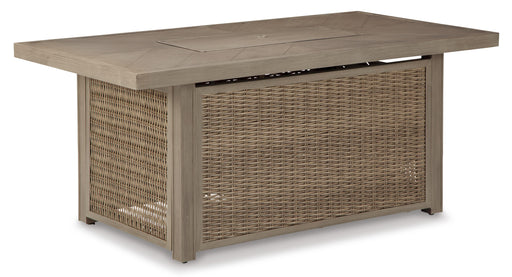 Beachcroft Outdoor Sofa, Lounge Chairs and Fire Pit - MI Hometown Furnishings (MI)*