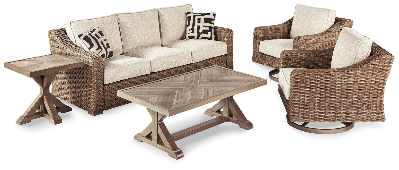 Beachcroft Outdoor Seating Set - MI Hometown Furnishings (MI)*