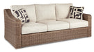 Beachcroft Outdoor Sofa, Lounge Chairs and Fire Pit - MI Hometown Furnishings (MI)*