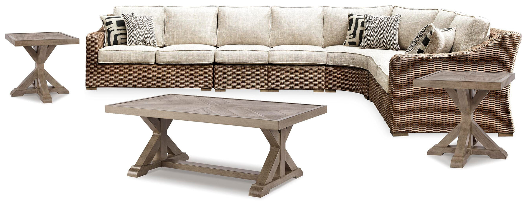 Beachcroft Outdoor Seating Set - MI Hometown Furnishings (MI)*