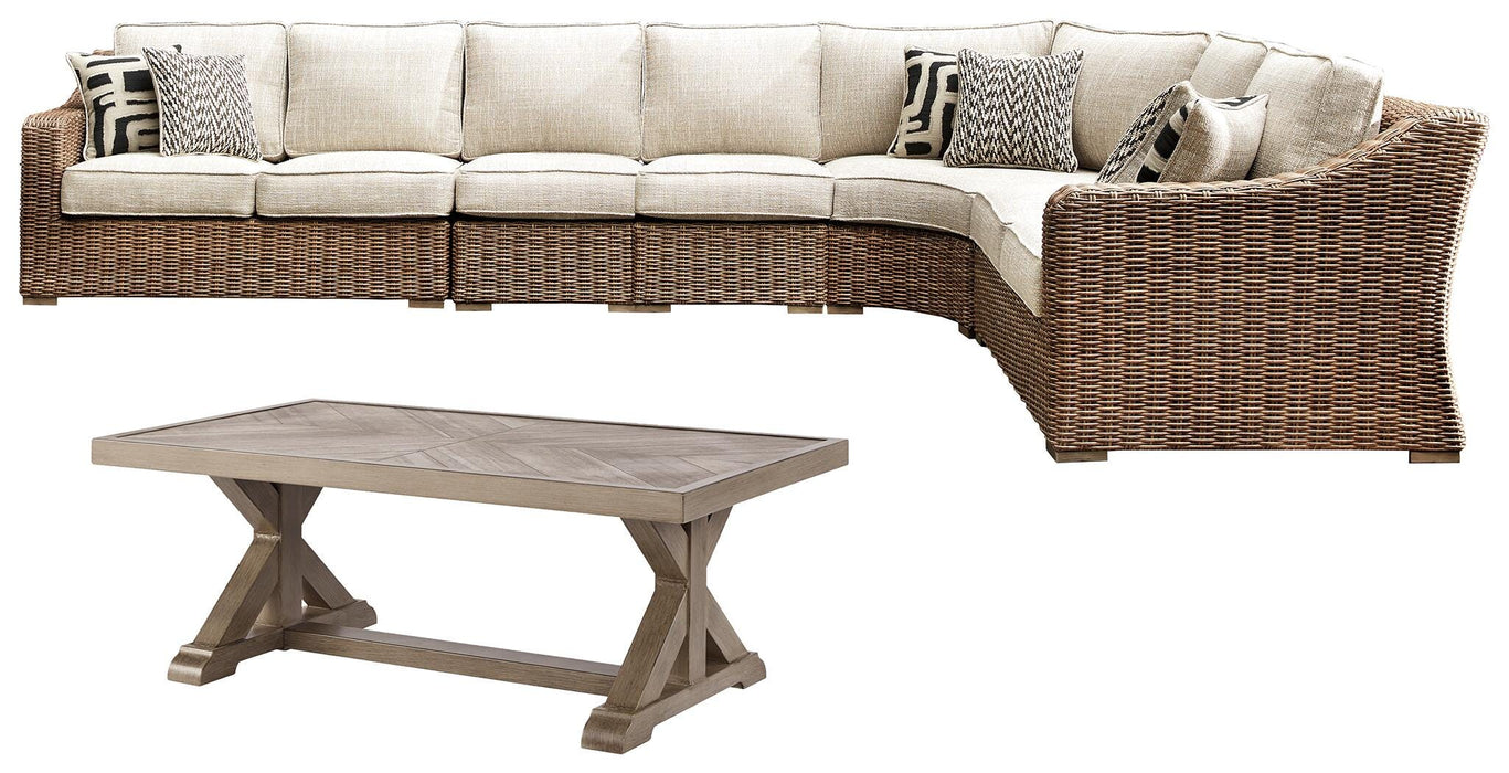 Beachcroft Outdoor Seating Set - MI Hometown Furnishings (MI)*