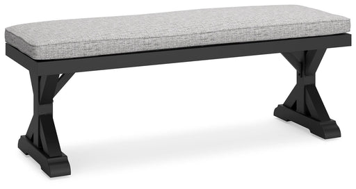Beachcroft Outdoor Bench with Cushion - MI Hometown Furnishings (MI)*
