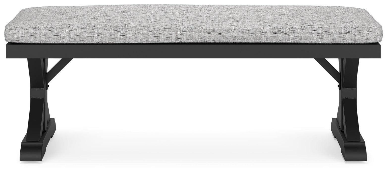 Beachcroft Outdoor Bench with Cushion - MI Hometown Furnishings (MI)*