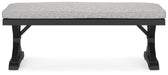 Beachcroft Outdoor Bench with Cushion - MI Hometown Furnishings (MI)*
