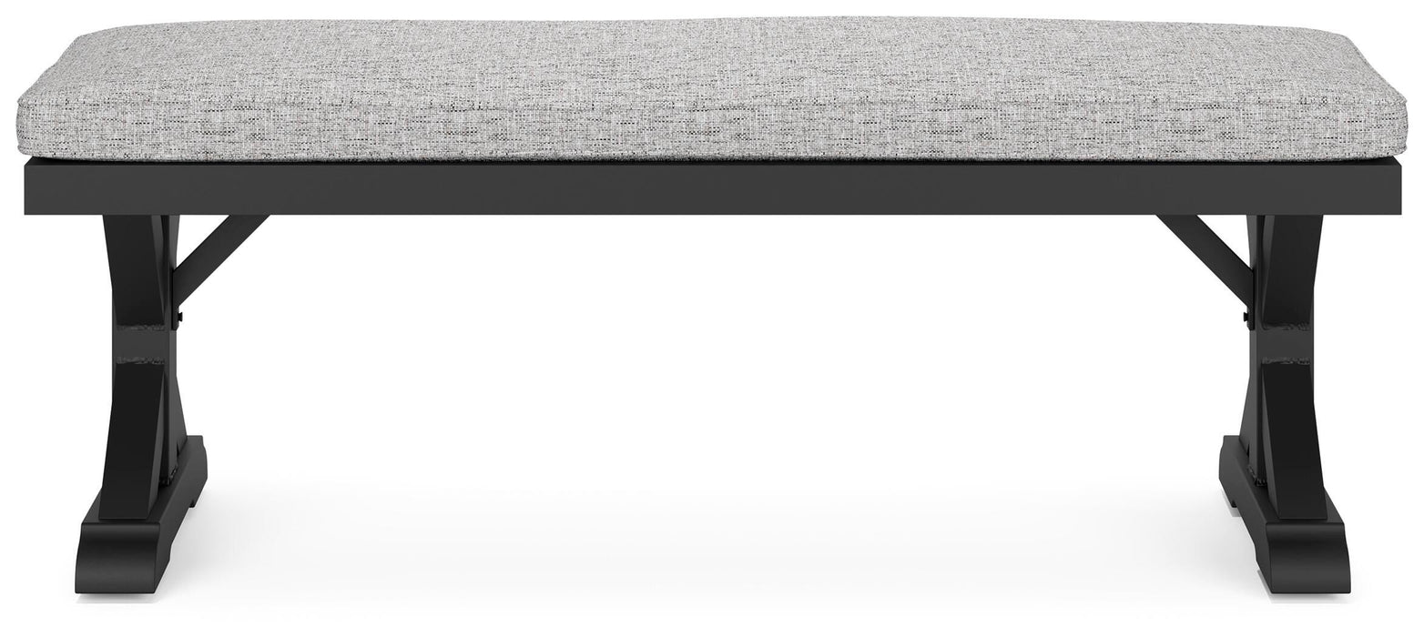 Beachcroft Outdoor Bench with Cushion - MI Hometown Furnishings (MI)*