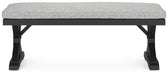 Beachcroft Outdoor Bench with Cushion - MI Hometown Furnishings (MI)*