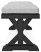 Beachcroft Outdoor Bench with Cushion - MI Hometown Furnishings (MI)*