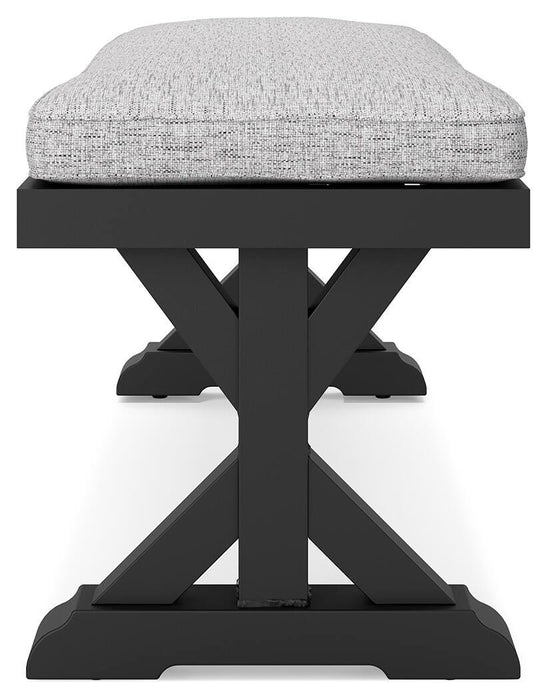 Beachcroft Outdoor Bench with Cushion - MI Hometown Furnishings (MI)*