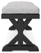 Beachcroft Outdoor Bench with Cushion - MI Hometown Furnishings (MI)*
