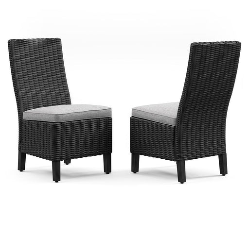 Beachcroft Outdoor Side Chair with Cushion (Set of 2) - MI Hometown Furnishings (MI)*