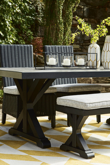 Beachcroft Outdoor Dining Table - MI Hometown Furnishings (MI)*