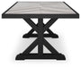 Beachcroft Outdoor Dining Table - MI Hometown Furnishings (MI)*