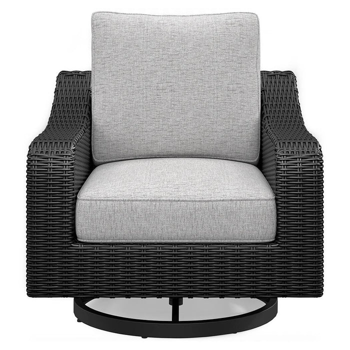 Beachcroft Outdoor Swivel Lounge with Cushion - MI Hometown Furnishings (MI)*