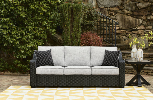 Beachcroft Outdoor Sofa with Cushion - MI Hometown Furnishings (MI)*