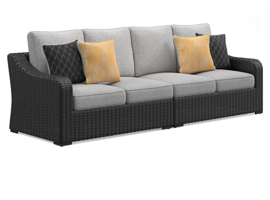 Beachcroft 2-Piece Outdoor Loveseat with Cushion - MI Hometown Furnishings (MI)*