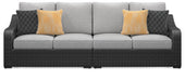 Beachcroft 2-Piece Outdoor Loveseat with Cushion - MI Hometown Furnishings (MI)*