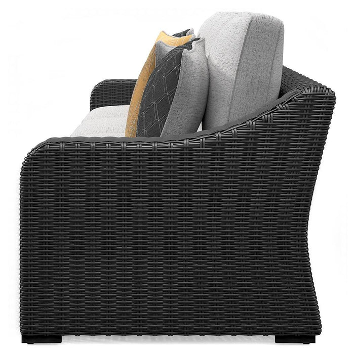 Beachcroft 2-Piece Outdoor Loveseat with Cushion - MI Hometown Furnishings (MI)*