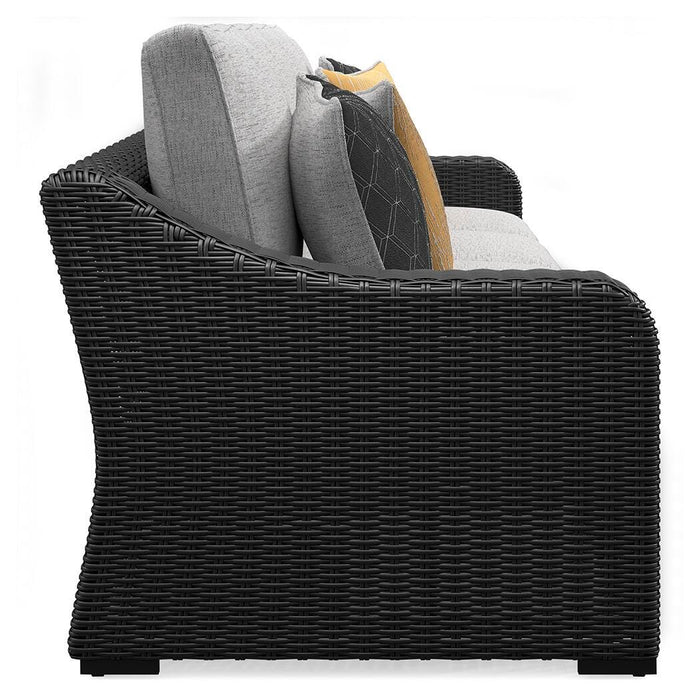 Beachcroft 2-Piece Outdoor Loveseat with Cushion - MI Hometown Furnishings (MI)*
