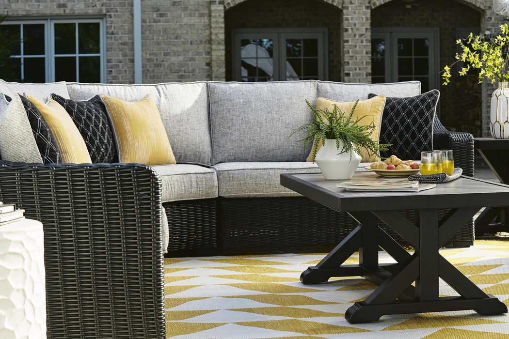 Beachcroft Outdoor Coffee Table - MI Hometown Furnishings (MI)*