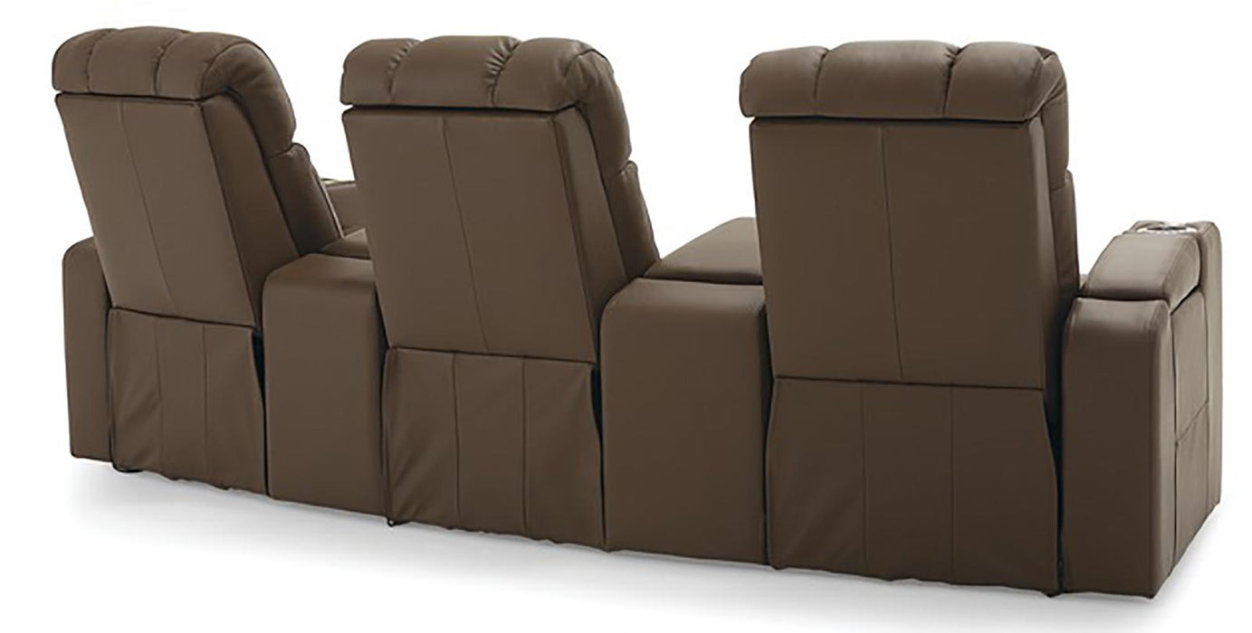 Palliser Ovation 3 Seats Curved Left Hand Facing Power Recliner with Power Headrest Sectional