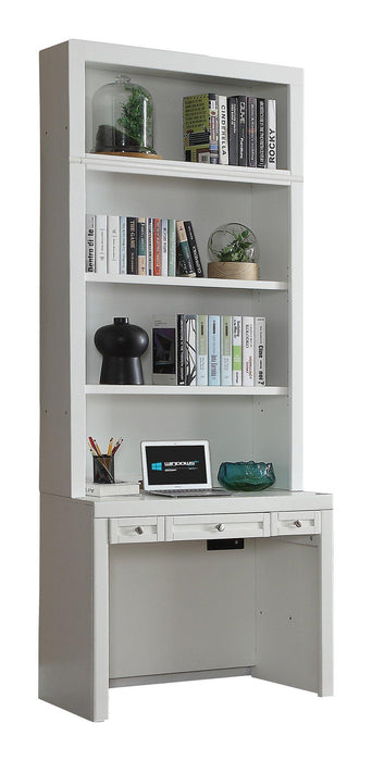Parker House Catalina 40" Library Desk & Hutch in Cottage White