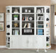 Parker House Catalina 6 Piece Open Top Bookcase in Cottage White