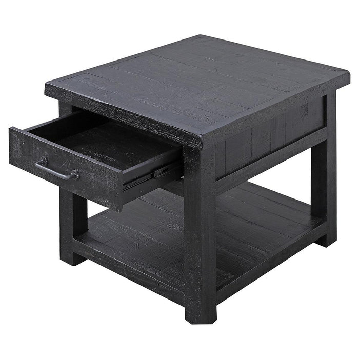 Parker House Durango End Table in Rustic Dark Pine