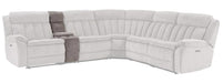 Parker House Furniture Cuddler Entertainment Console in Laurel Dove