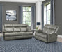 Parker House Furniture Eclipse Power Loveseat in Florence Heron