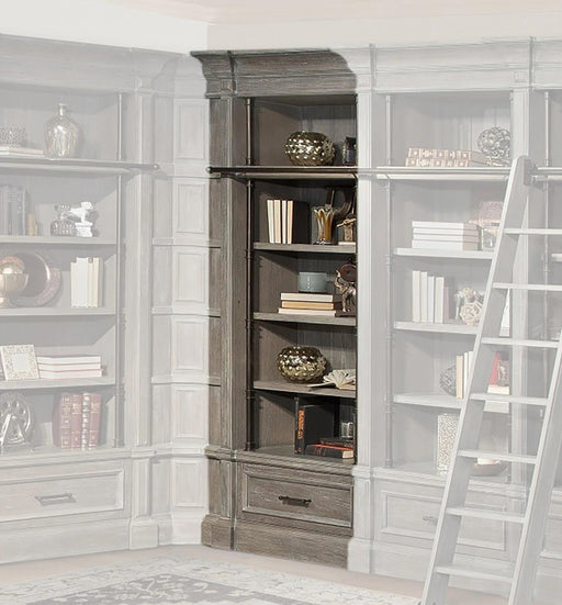 Parker House Gramercy Park Museum Bookcase Extension in Vintage Burnished Smoke