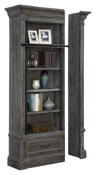 Parker House Gramercy Park 3pc Museum Bookcase in Vintage Burnished Smoke-3