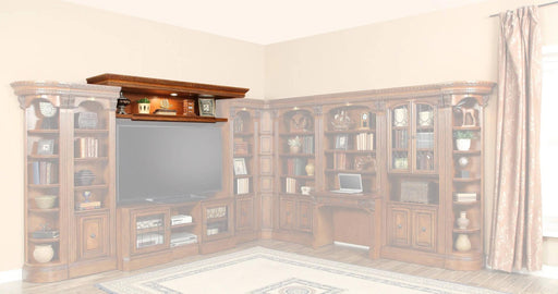 Parker House Huntington Exp. Bridge, Shelf and Backpanel in Vintage Pecan