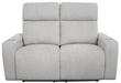 Parker House Orpheus Power Loveseat in Bisque
