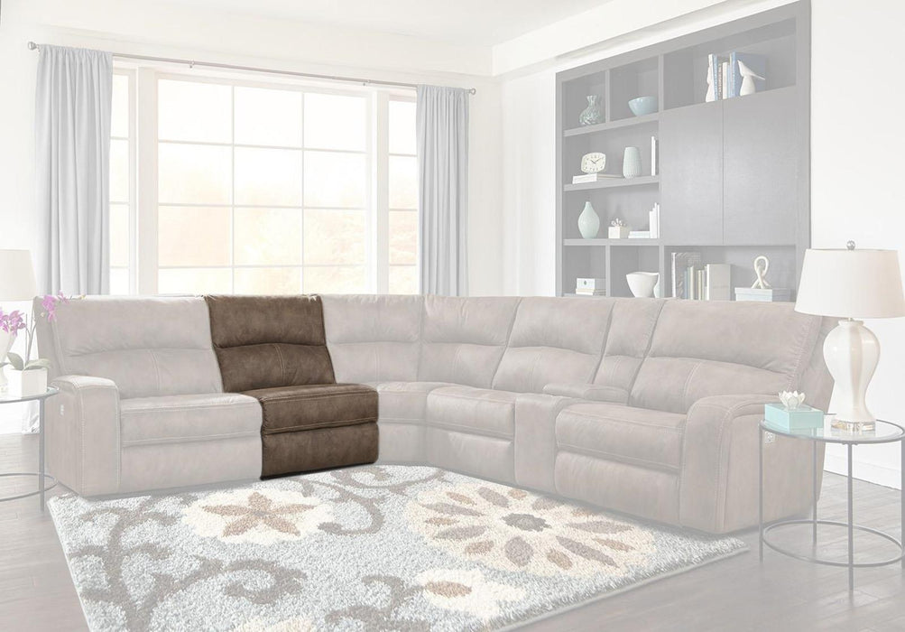 Parker House Polaris Armless Recliner in Kahlua